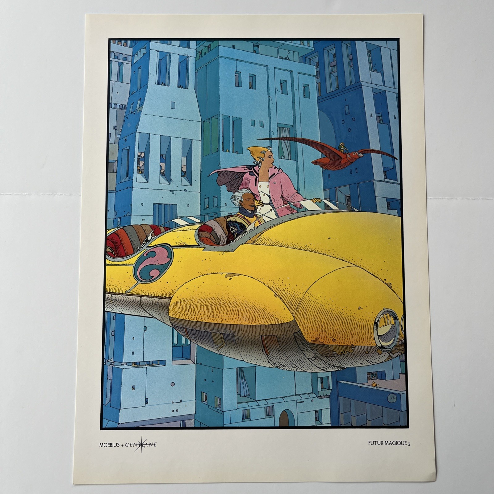 Moebius Futurs Magiques Portfolio. SIGNED LIMITED EDITION