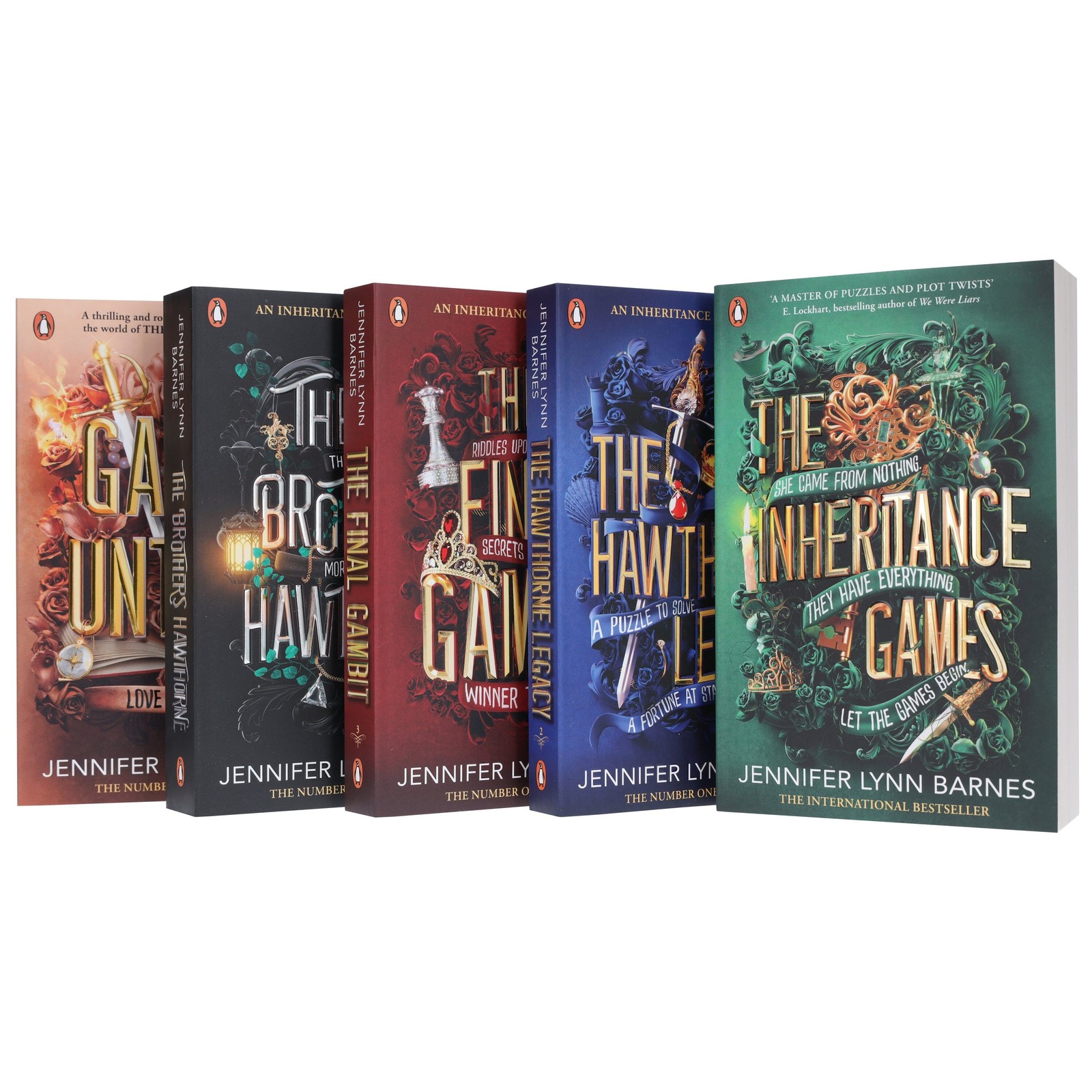 The Inheritance Games Series By Jennifer Lynn Barnes: 5 Books – Ages 12-17 – PB