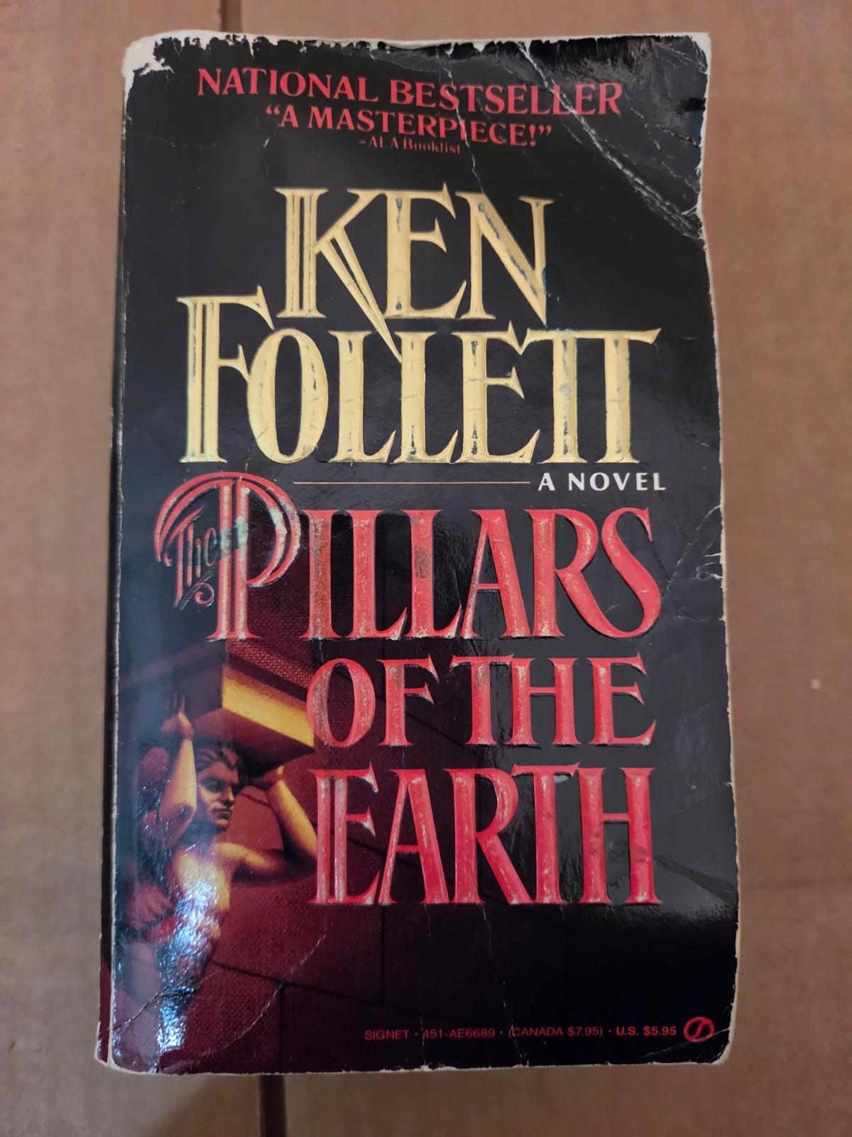 Pillars of the Earth Ken Follet Mass Market Paperback 1997 (BK1)