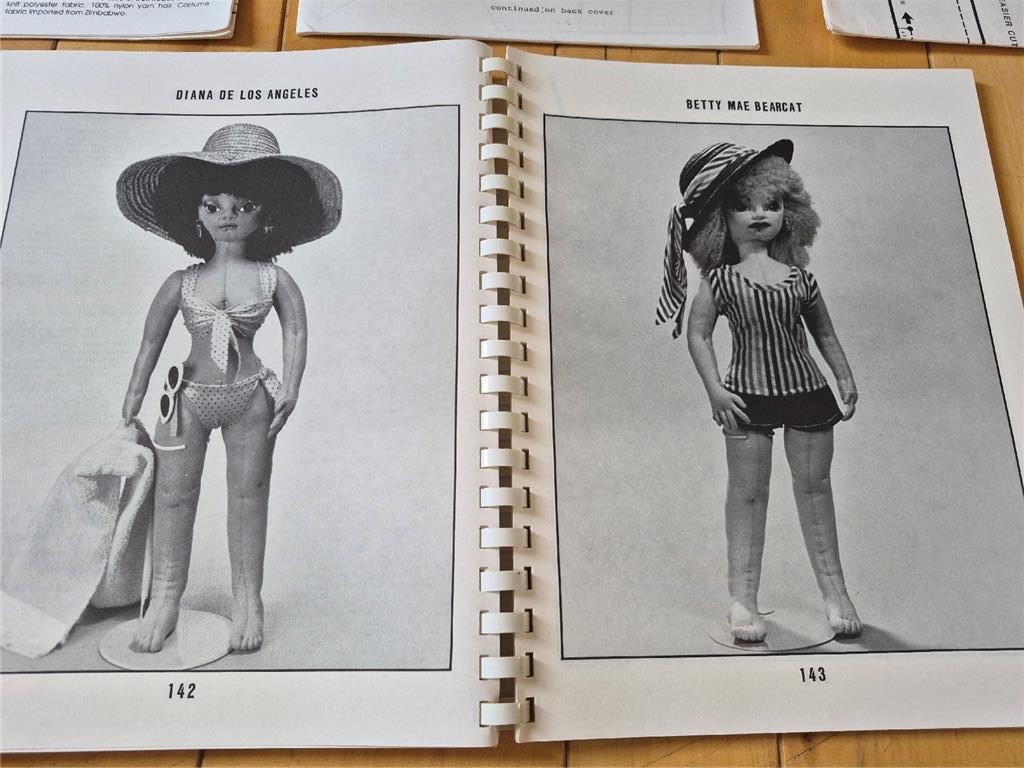 MIMI’S EARTH ANGELS SEWING PATTERNS 208 PGS SOFT SCULPTURE 24″ DOLLS SEVERAL