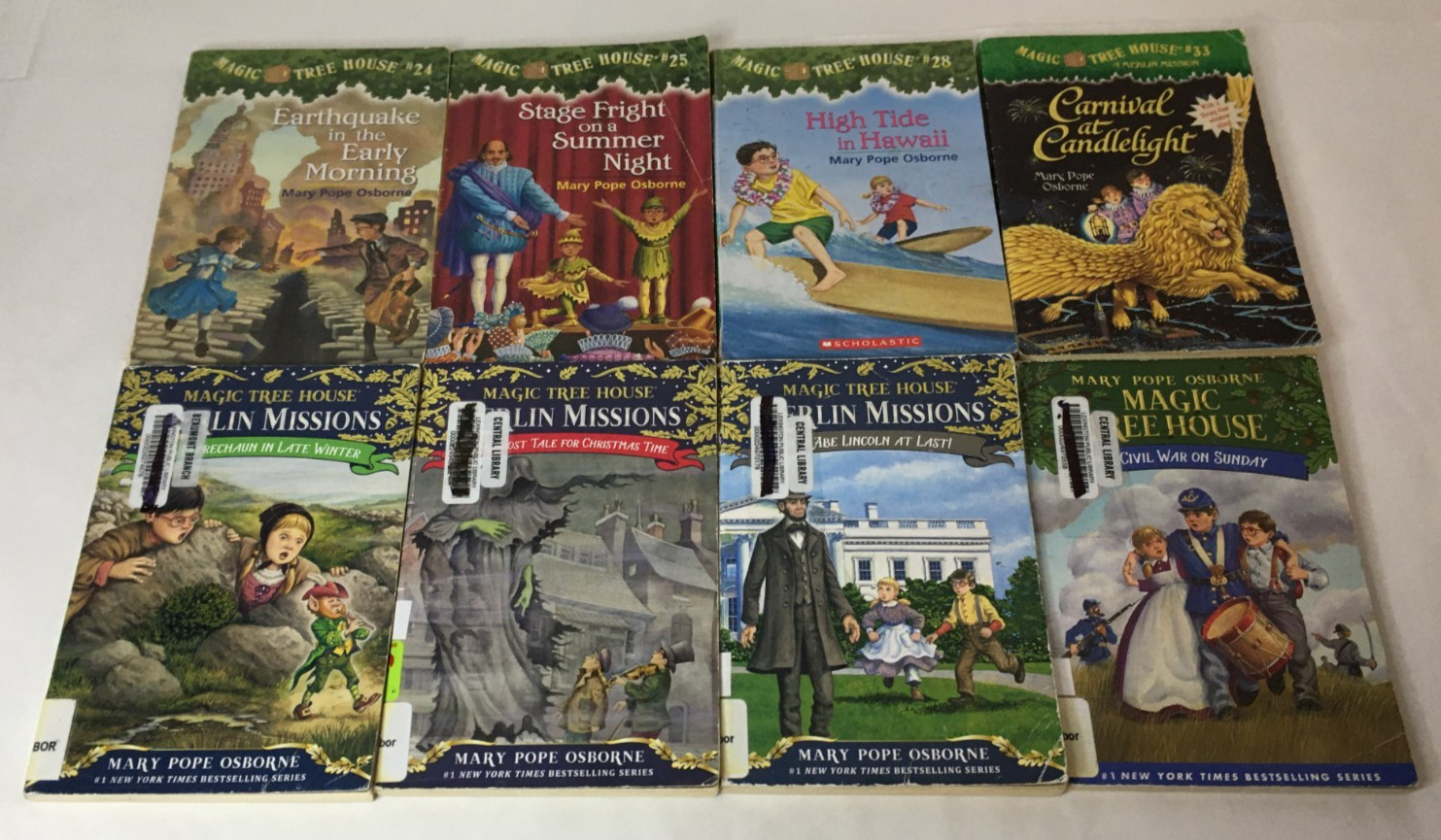 Lot of 16 Magic Tree House Series Books by Mary Pope Osborne Paperback