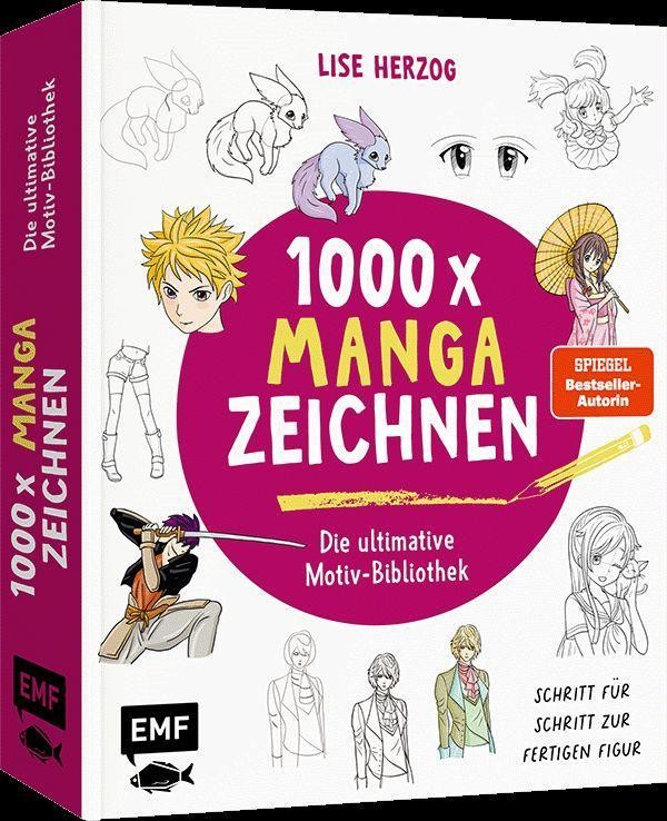 Die ultimative Motiv-Bibliothek – 1000 x Manga zeichnen ~ Li … 9783745932799