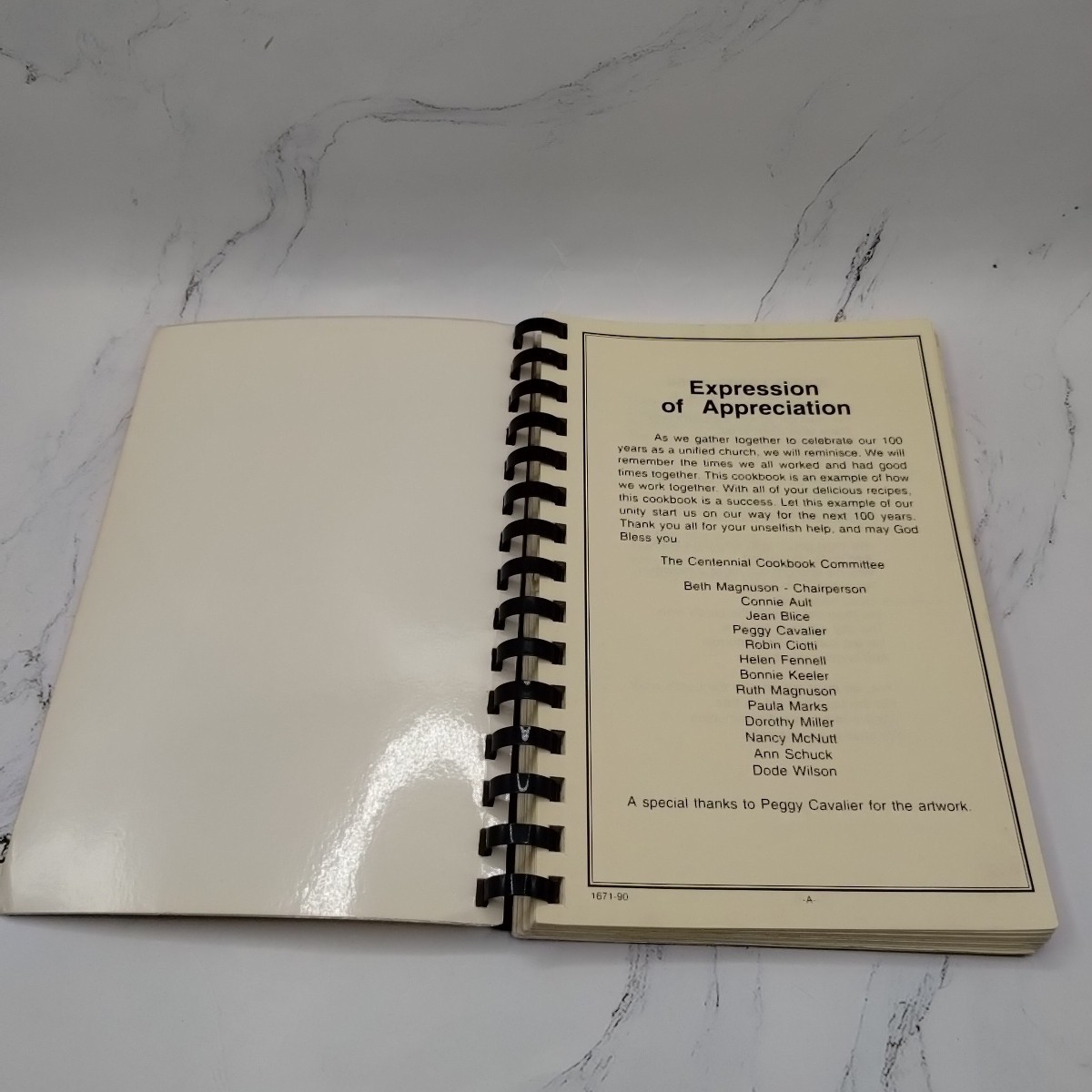 Vtg Cherished Recipes Cookbook Westminster Presbyterian Church PA Recipes