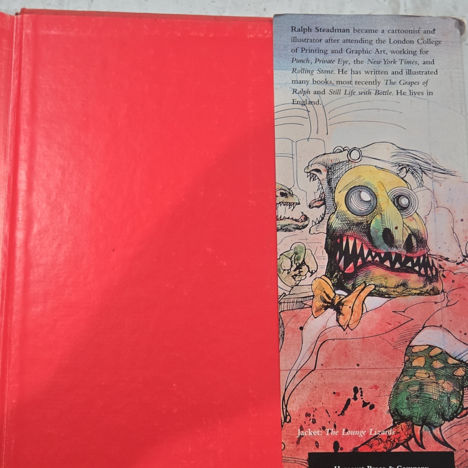 Ralph Steadman Gonzo: The Art Hardcover Illustrated Art Book with Dust Jacket