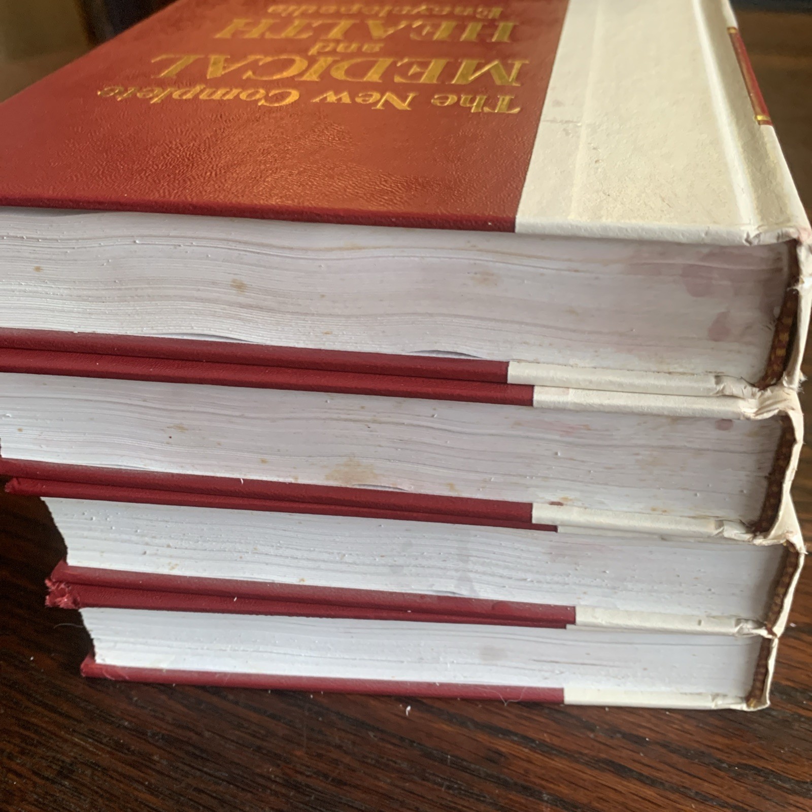 The New Complete Medical & Health Encyclopedia 4 Vol. SET 1982 Hardback Cover
