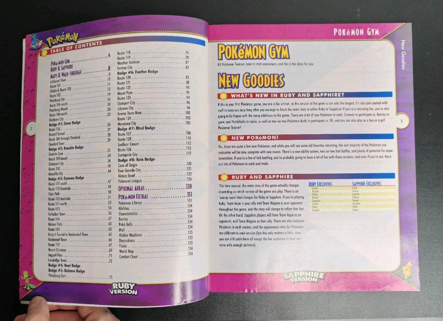 Pokemon Ruby and Sapphire Official Trainer’s Strategy Guide Brady Games GBA