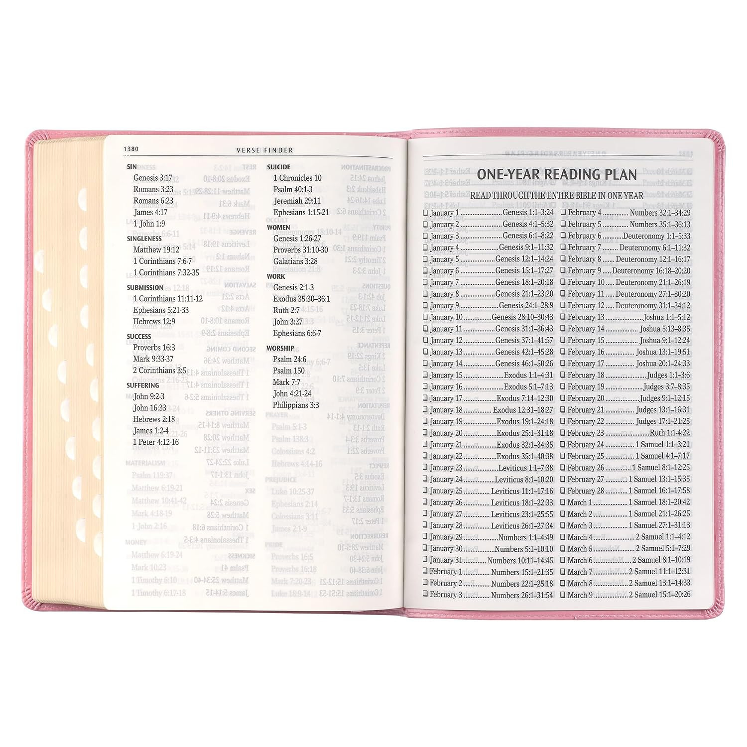 KJV Holy Bible, Giant Print Full-Size Faux Leather Red Letter Edition – Thumb