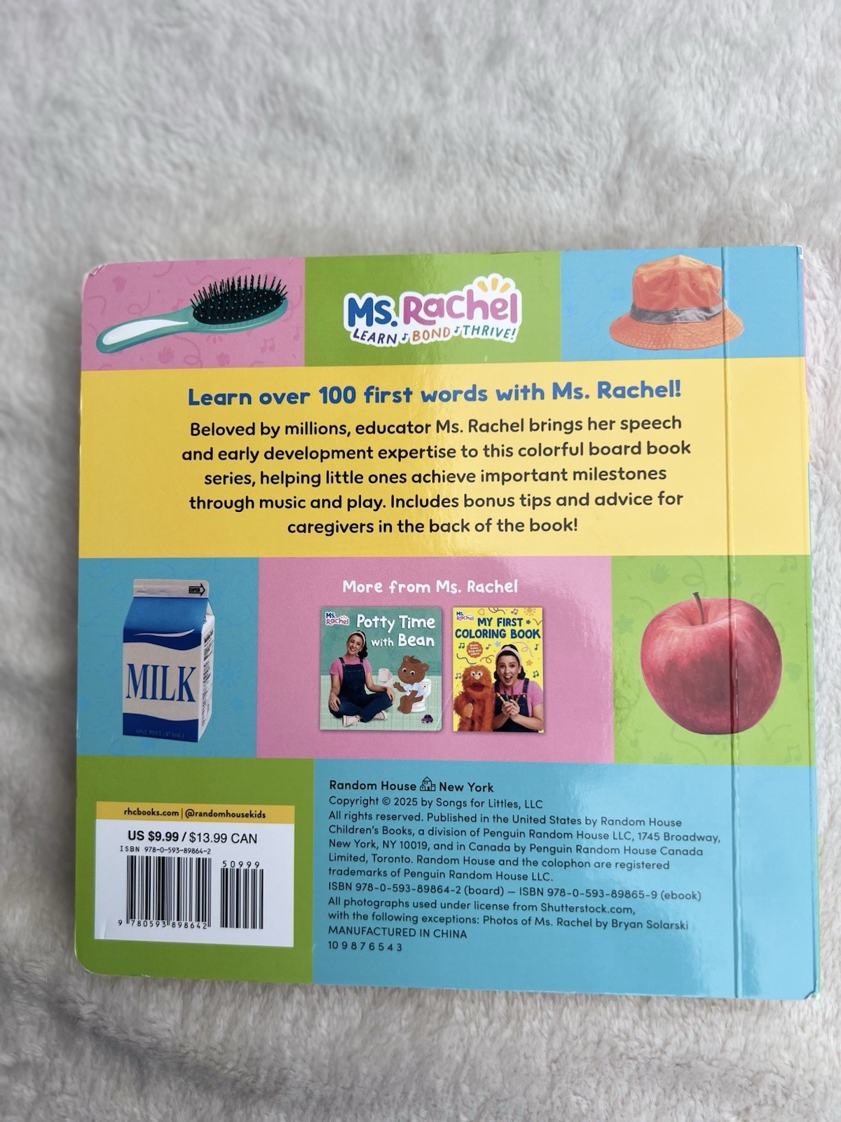 100 First Words Ms. Rachel Board Books Ms. Ms. Rachel