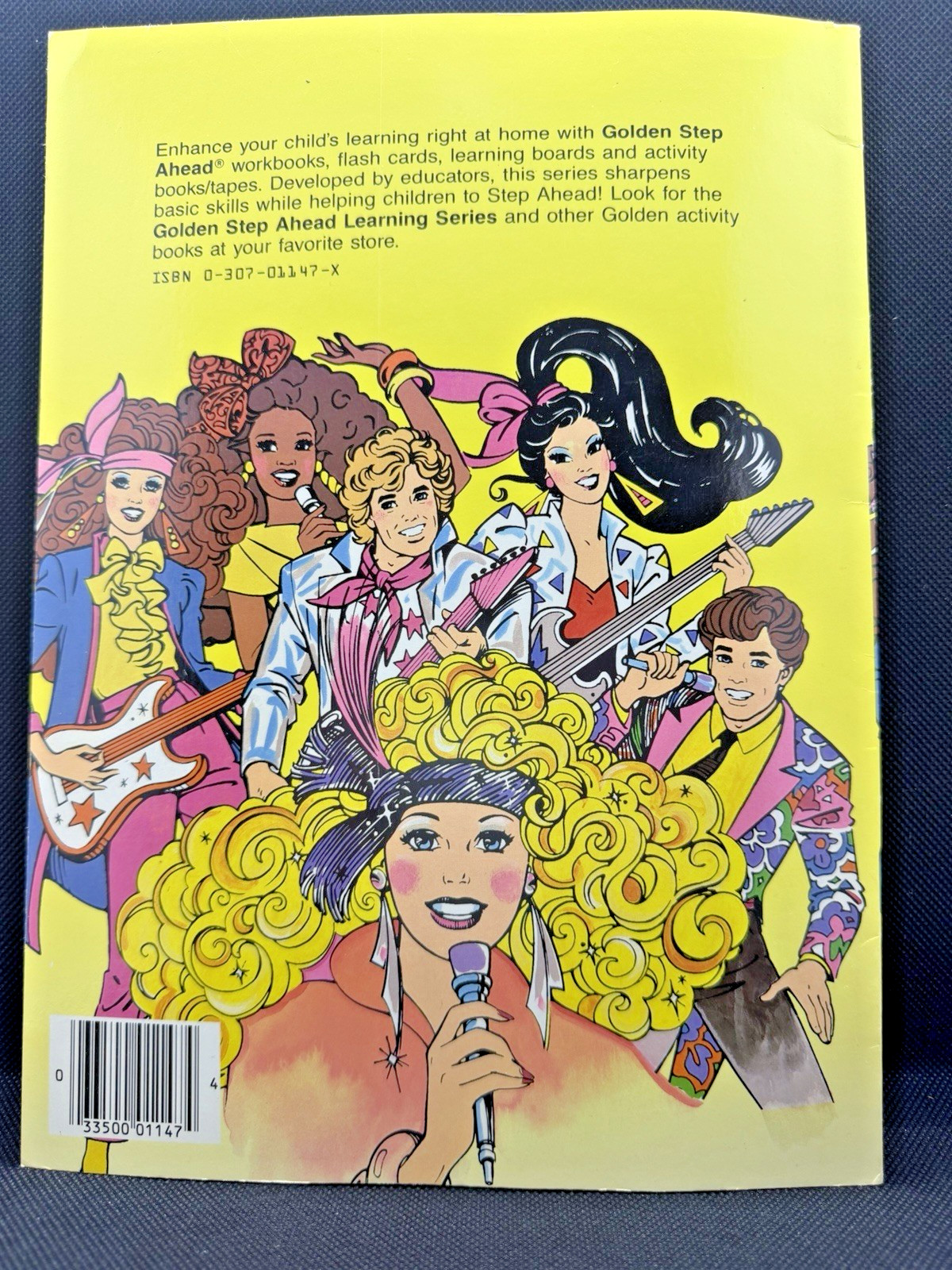 NEW 1987 BARBIE & ROCKERS COLORING BOOK NEW WAVE RETRO DIVA DANA DEREK AND DEE