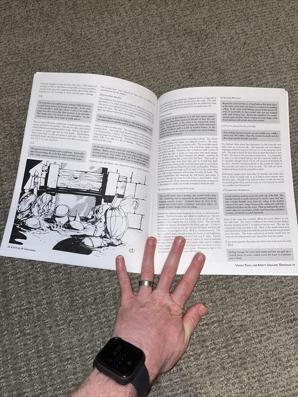 Castles & Crusades Death in the Treklant Part 2 & 3 Davis Chenault 2007 TLG