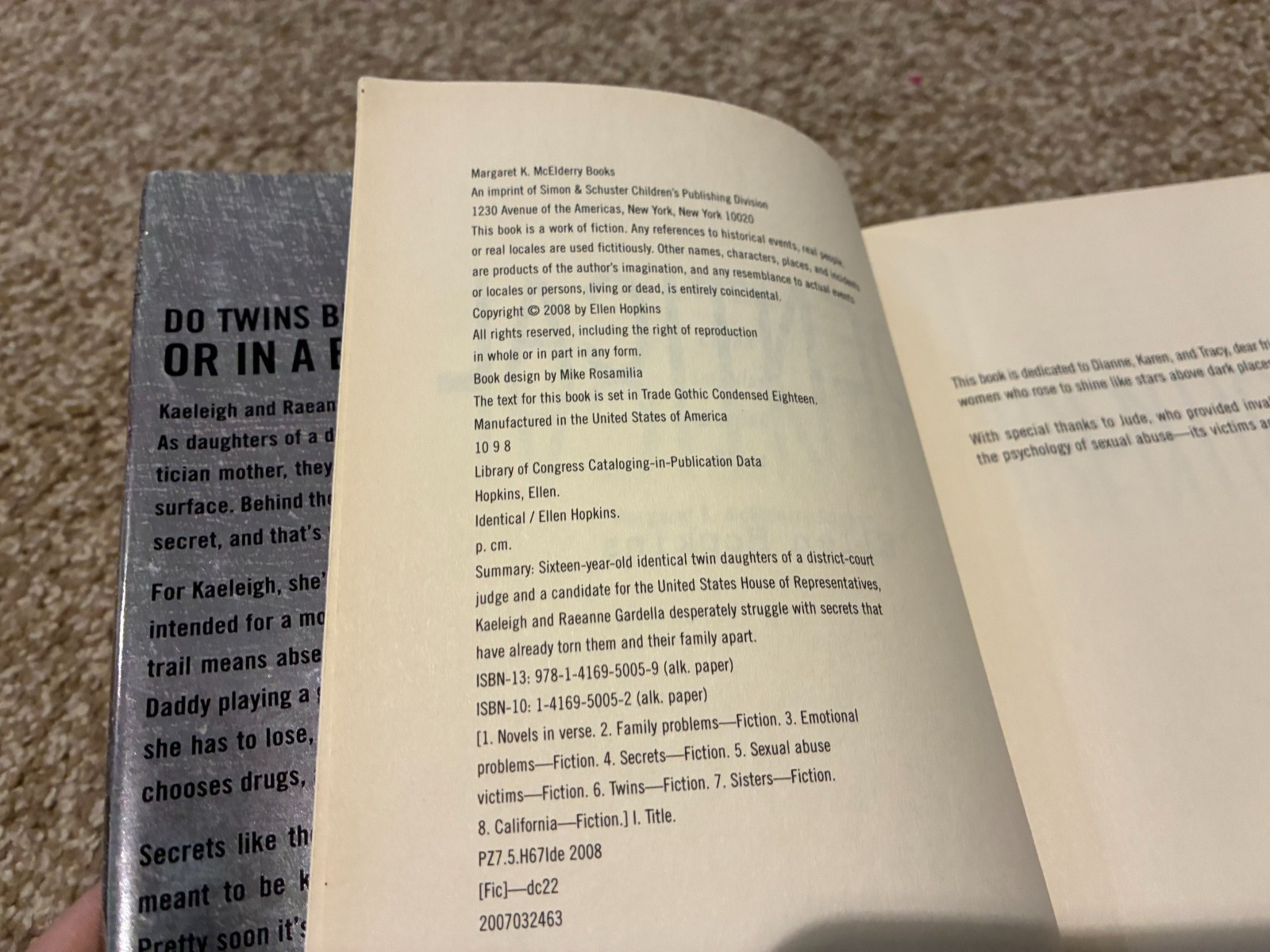 Ellen Hopkins – Complete 21 Novel Collection – All Published Books – RARE!