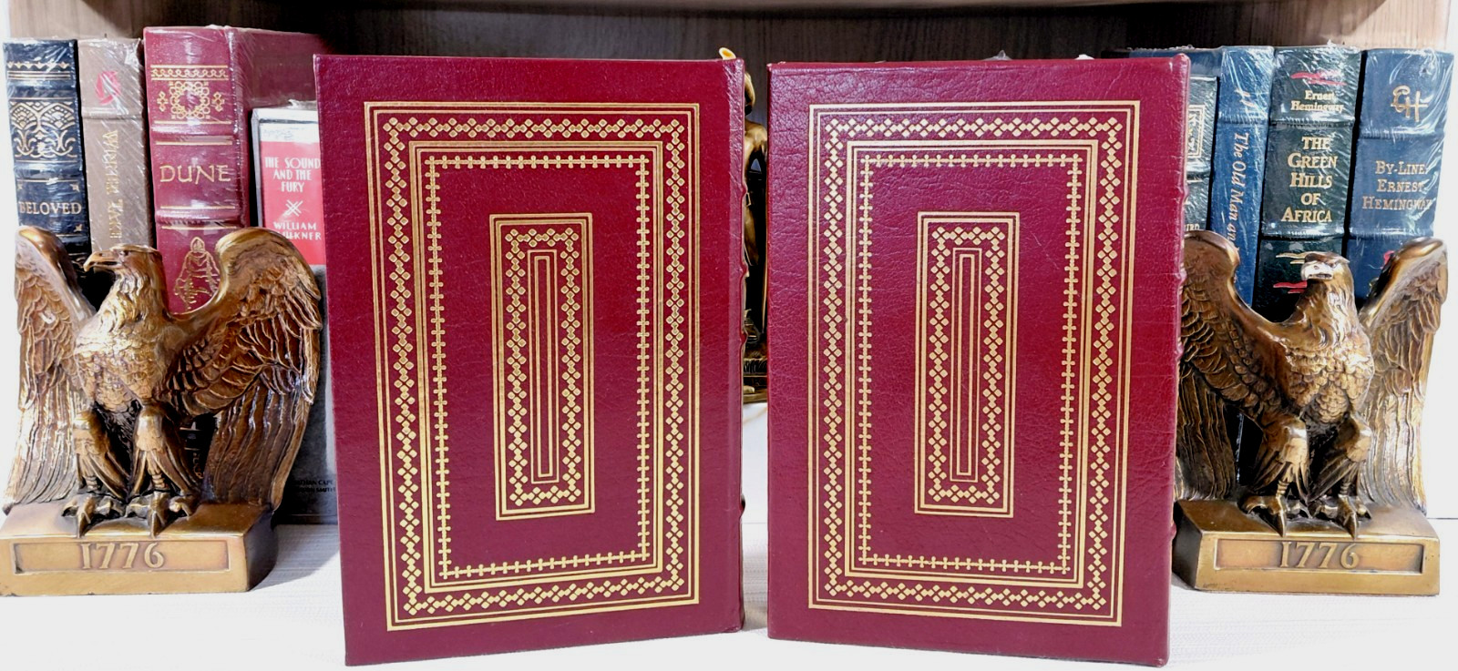 THE FOUNTAINHEAD BY AYN RAND IN TWO VOLUMES THE EASTON PRESS VG/LN