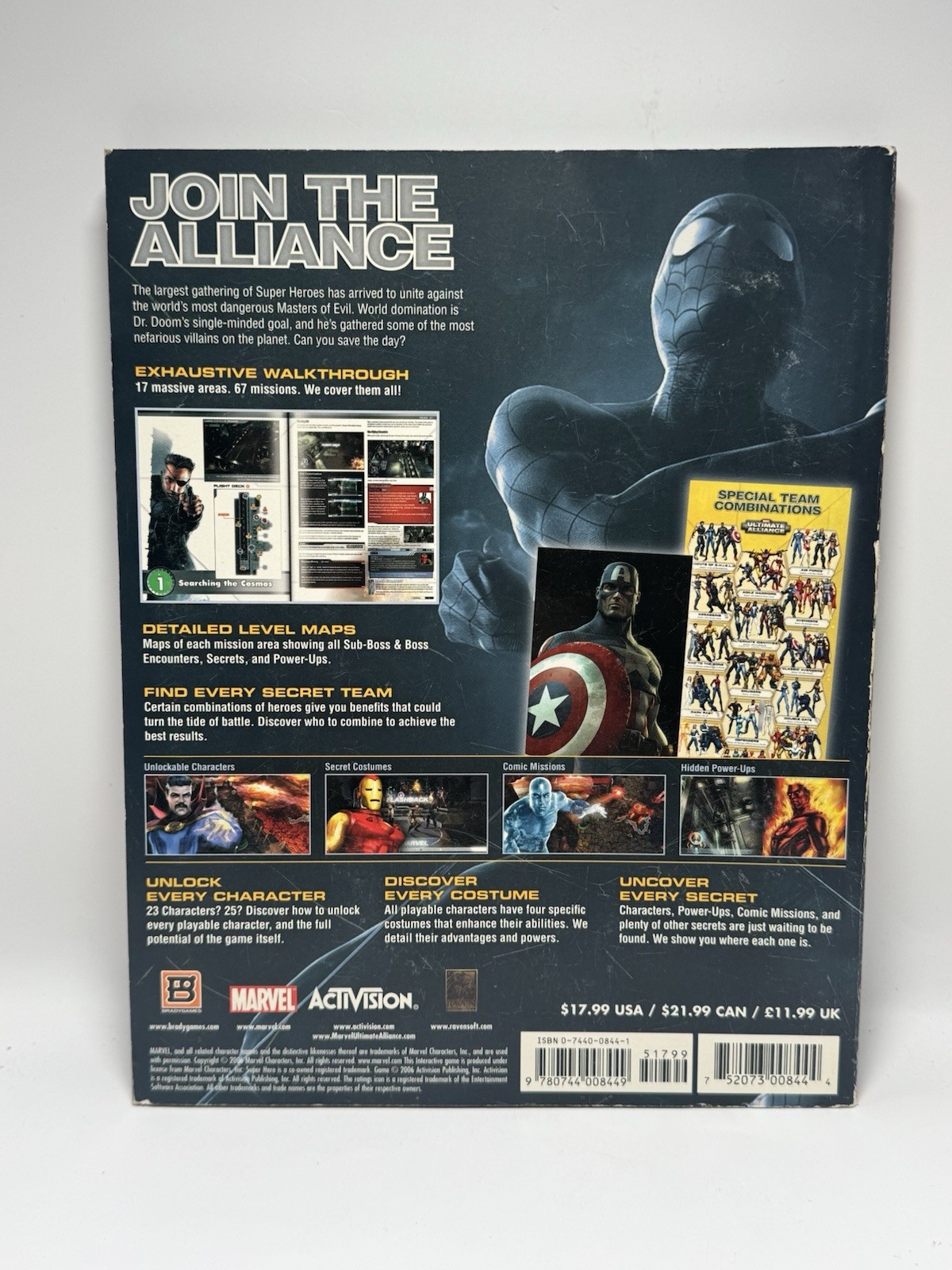 2006 BRADYGAMES Marvel Ultimate Alliance Strategy Guide