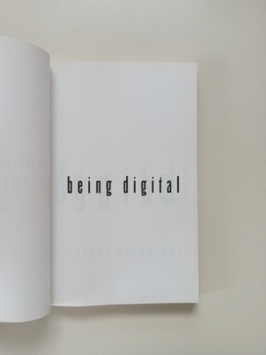 Being Digital by Nicholas Negroponte (1996, Trade Paperback)