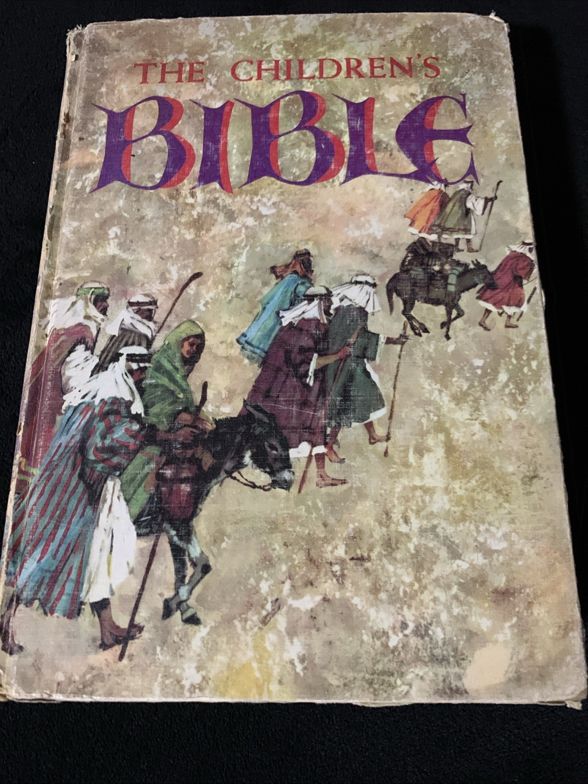 Vintage The Children’s Bible golden Press Brown HC Illustrated 1965 USA Kids