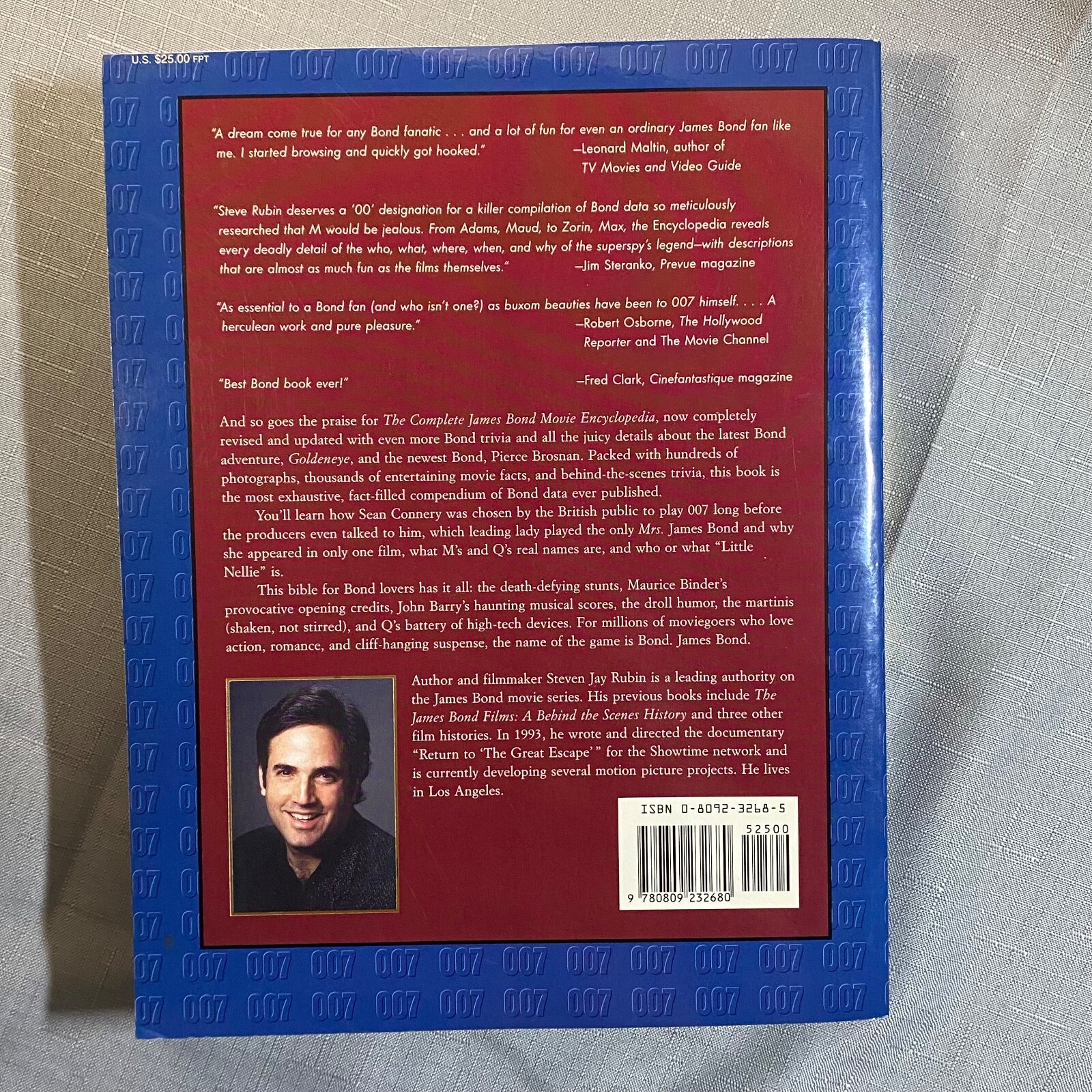 The Complete James Bond Movie Encyclopedia by Steven Jay Rubin: SIGNED, PB/VG