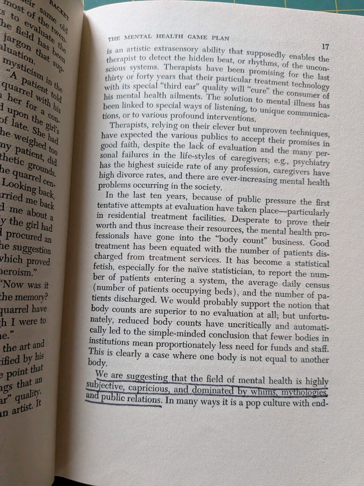 Power Greed and Stupidity in the Mental Health Racket Joseph Mehr Walter D.