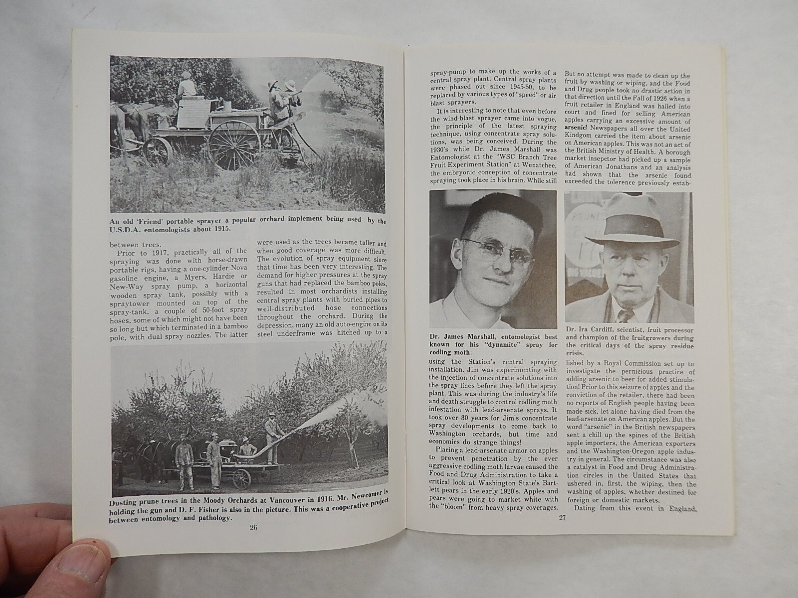 Washington State Fruit Industry…A Brief History by W.A. Luce, cir 1968, SIGNED
