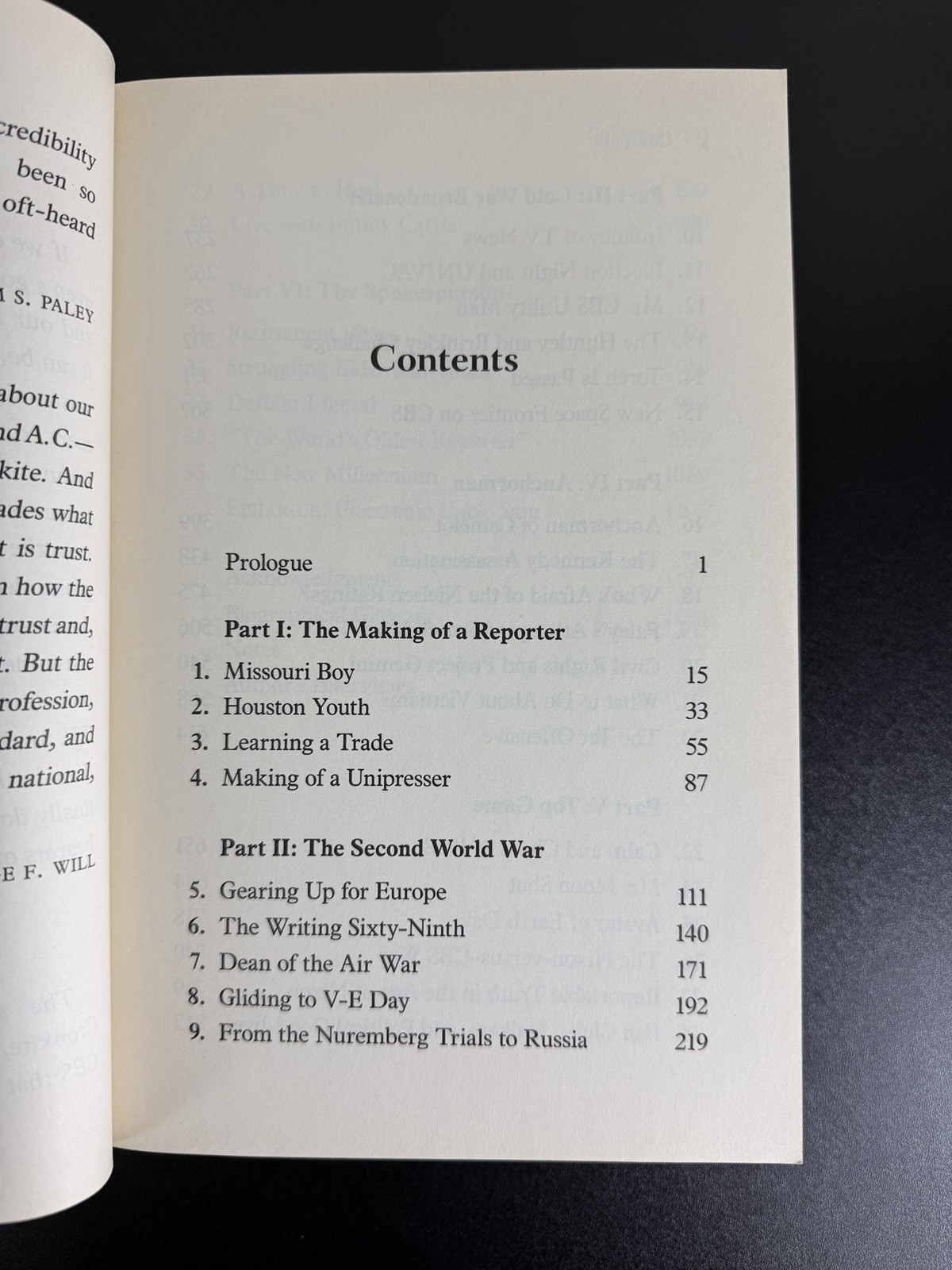 Cronkite – Brinkley, Douglas – Kreskin collection
