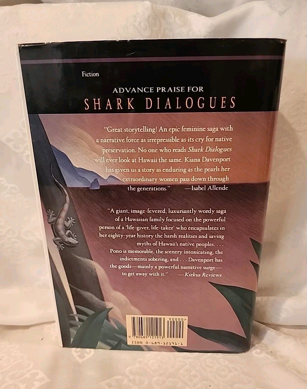 Shark Dialogues by Kiana Davenport 1994, HC/DJ SIGNED