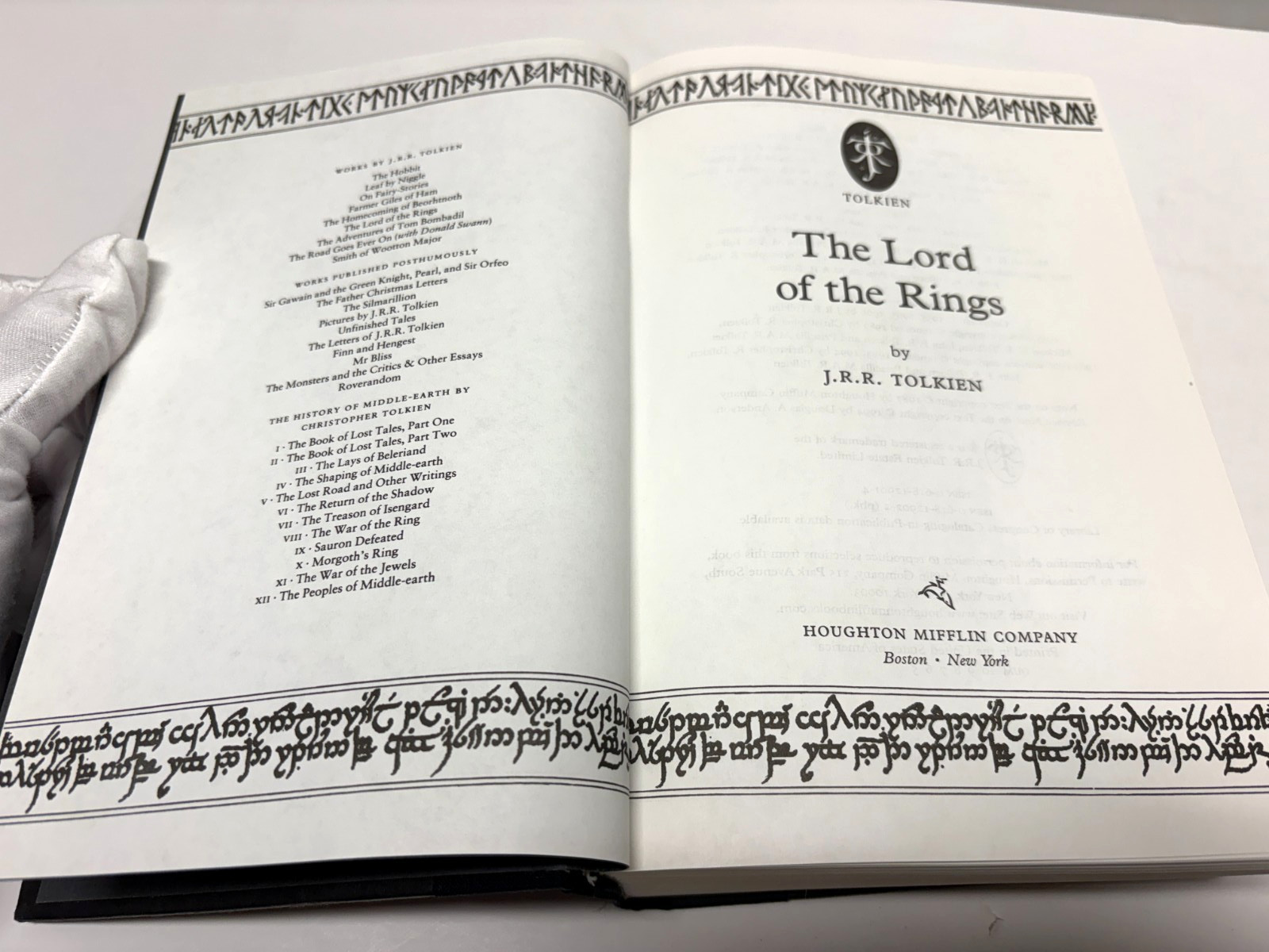 The Lord of the Rings Hardcover JRR Tolkien 6 Books in 1 – 1994 RARE Vintage