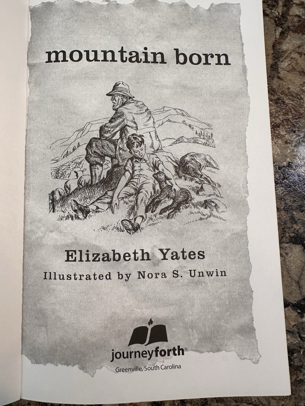 BJ BookLinks: Mountain Born PB Chapter Book Yates/Unwin + Lesson Plans