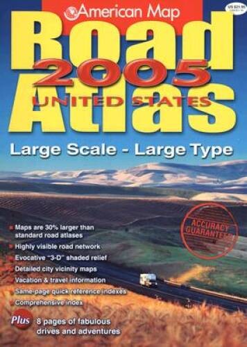US Road Atlas (United States Road Atlas) – Spiral-bound – VERY GOOD