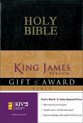 Holy Bible KJV Gift & Award Bible, Revi- 9780310941330, Zondervan, leather bound