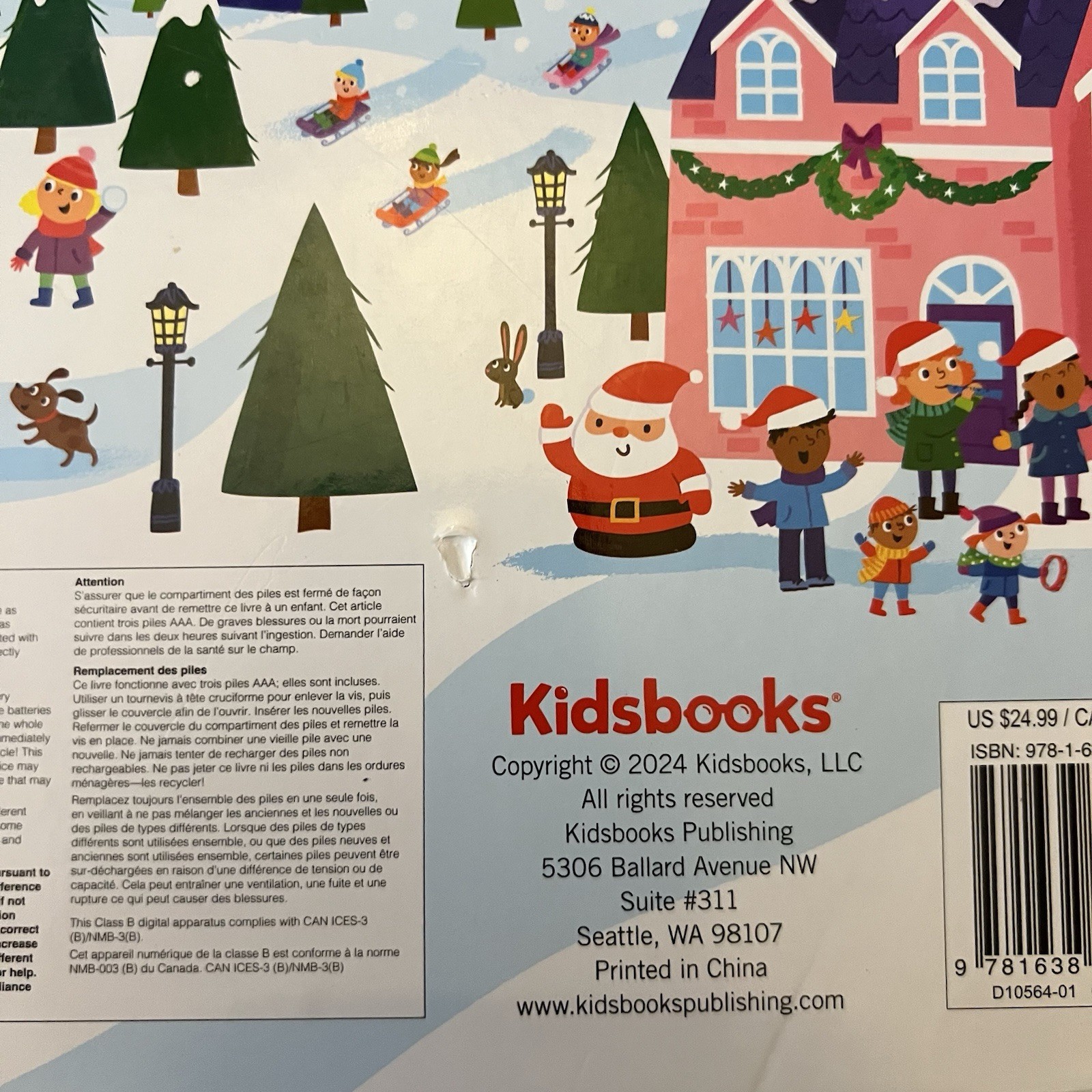Search & Find Christmas Fun Sound Book – 30 Interactive Buttons – Tested/Works!