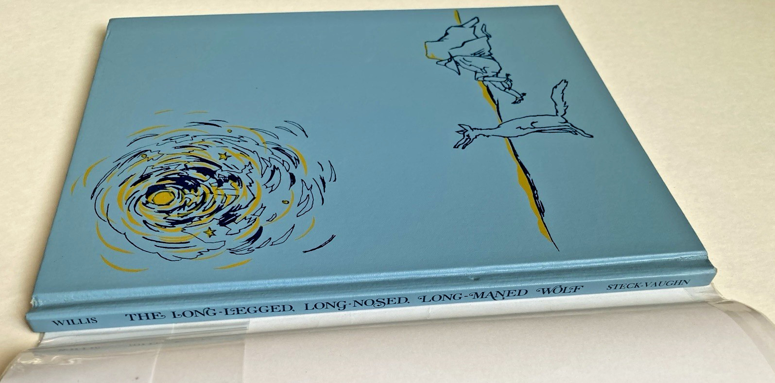 SIGNED The Long-Legged Long-Nosed Long-Maned Wolf – Willis 1968 Texas Printing