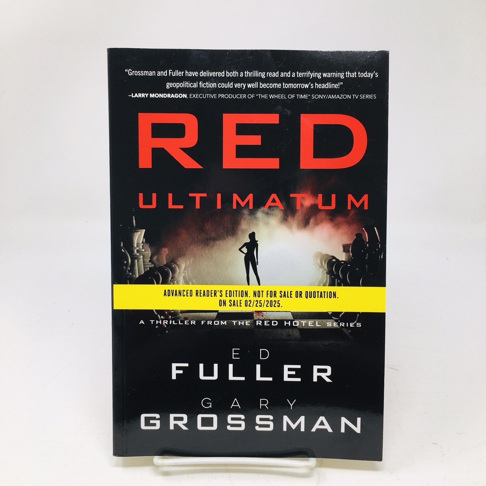 Red Ultimatum ARC Edwin Fuller Mystery Political Thriller Action Novel Red Hotel