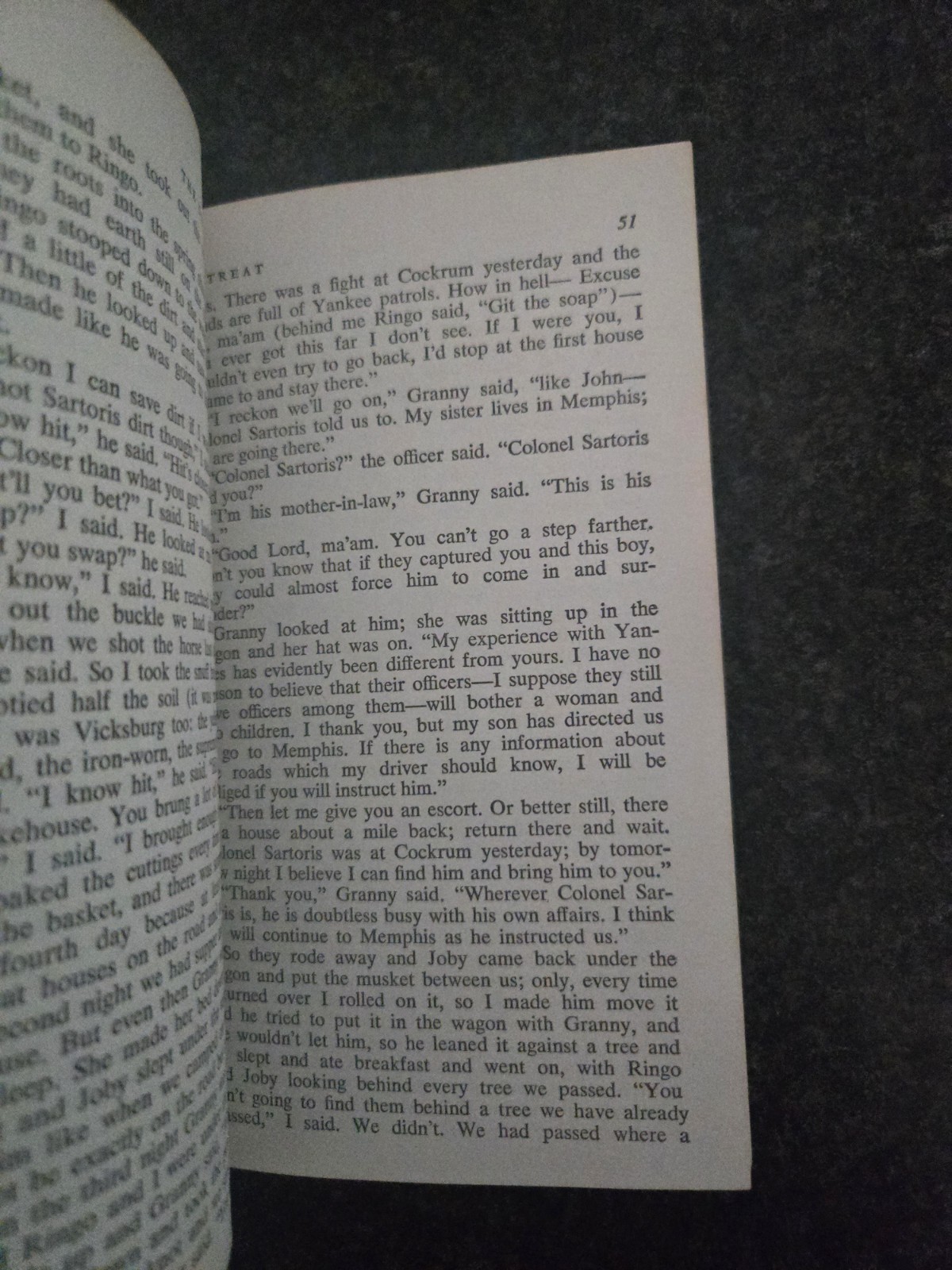 WILLIAM FAULKNER the unvanquished 1959 Signet Paperback Gd