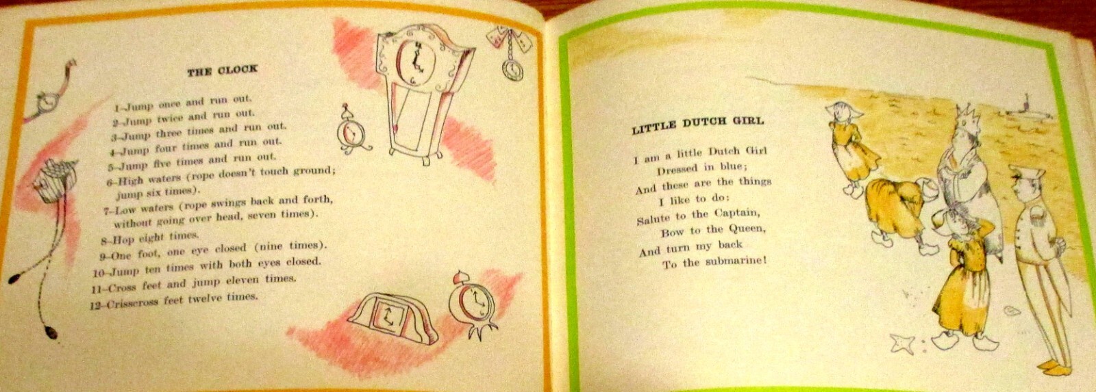 1972 Jump the Rope Jingles by Emma Vietor Worstell Softcover Book 44 Pages