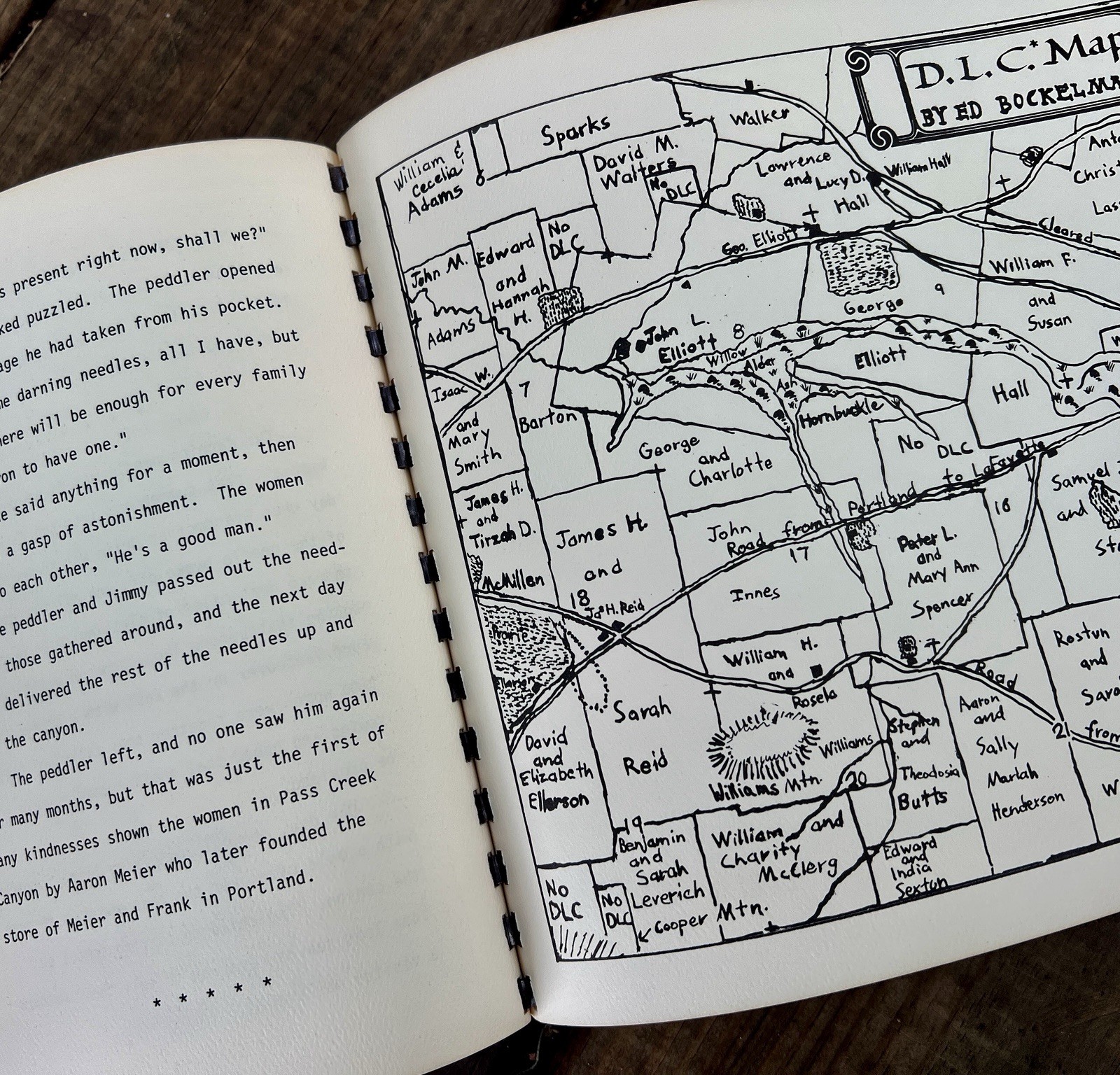 Traces of the Past 1984 Local-Family History Beaverton Washington County Oregon