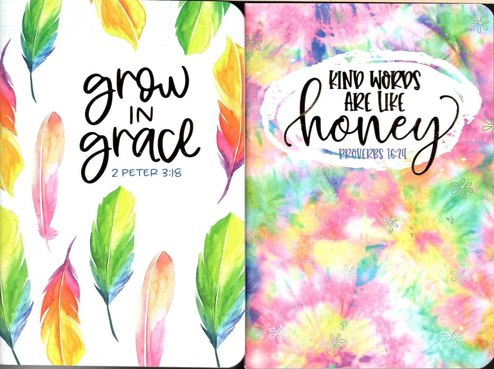 100 Pages Inspirational Journal/Notebook (Set of 2) – – Good – See condition…