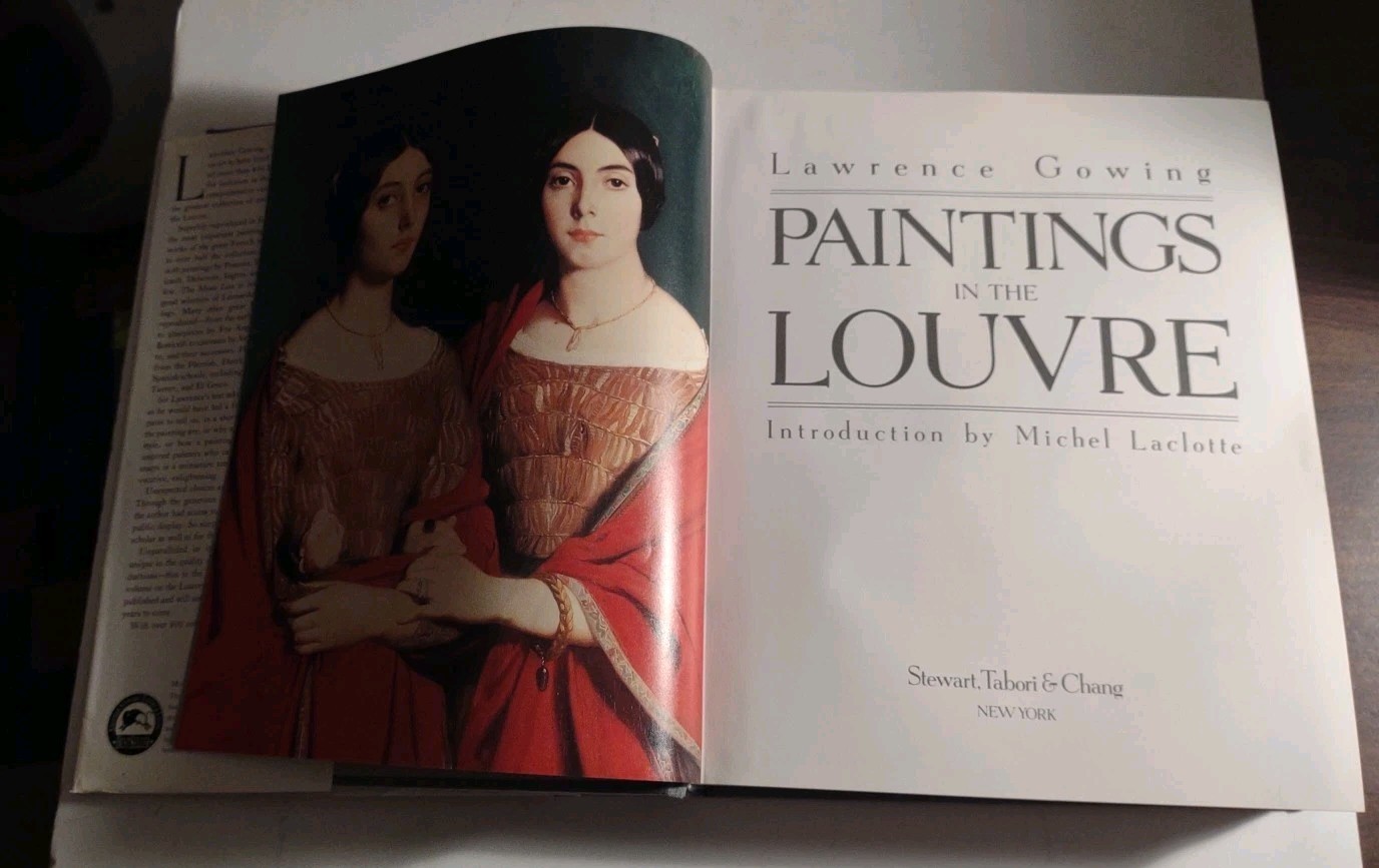 Paintings in the Louvre Hardcover Book By Lawrence Gowing Stewart Tabori & Chang