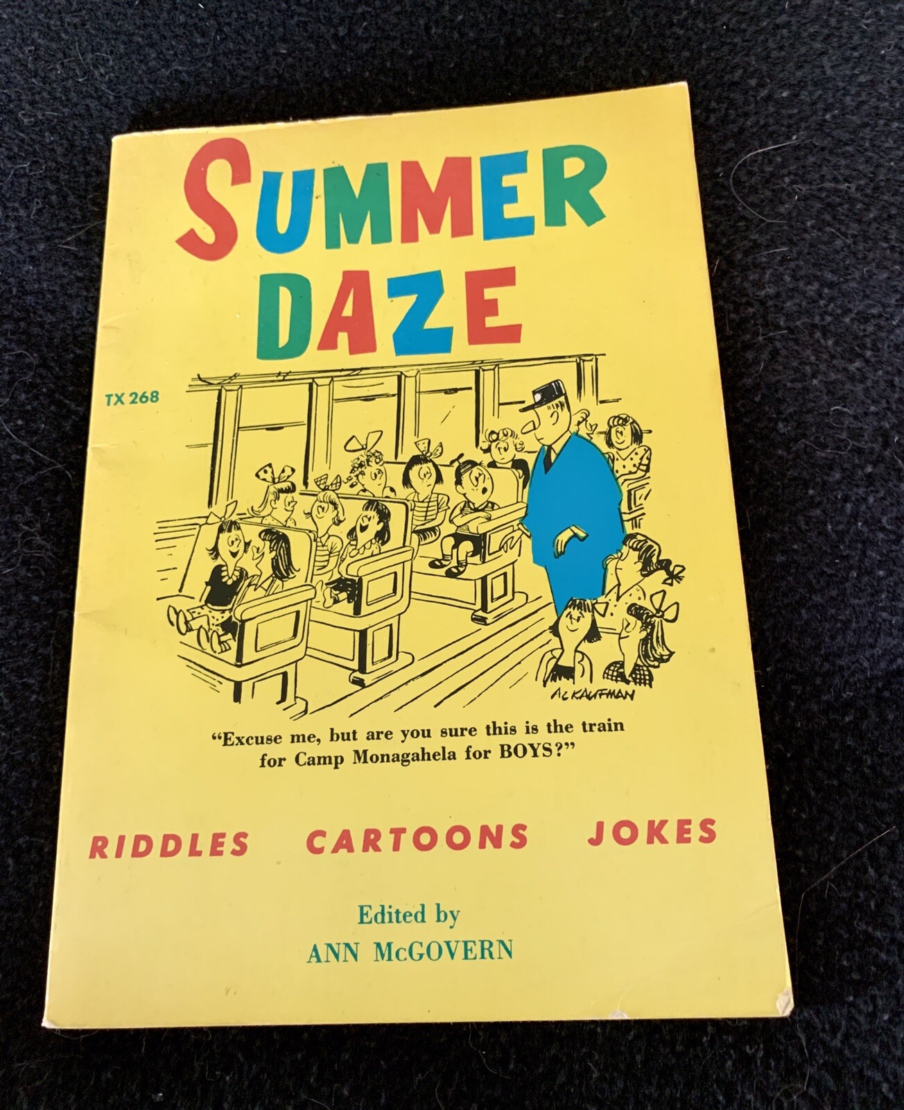 1974 Summer Daze Riddles Cartoons Jokes by Ann McGovern Scholastic 11th Printing