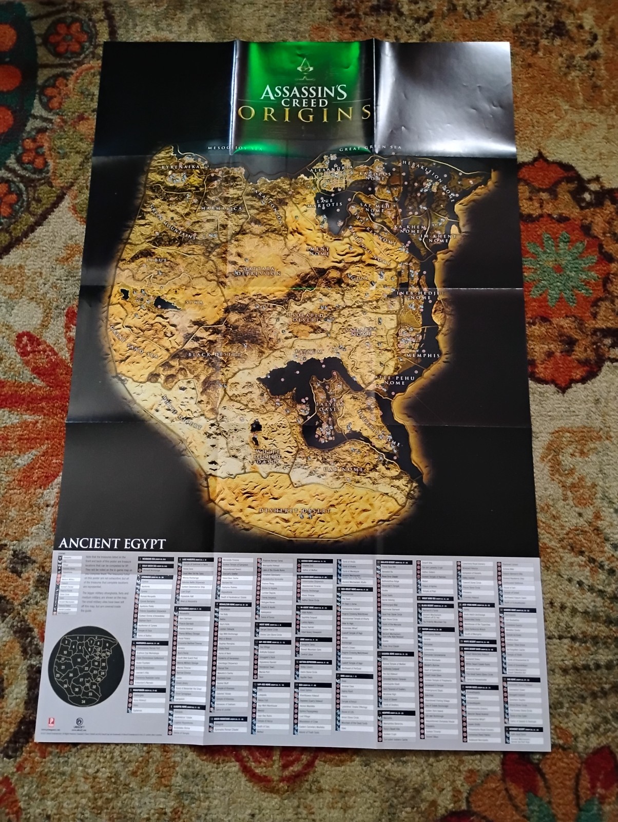 Assassin’s Creed Origin w/ map Unity Collectors Ed. HC Strategy Guide, Fallout76