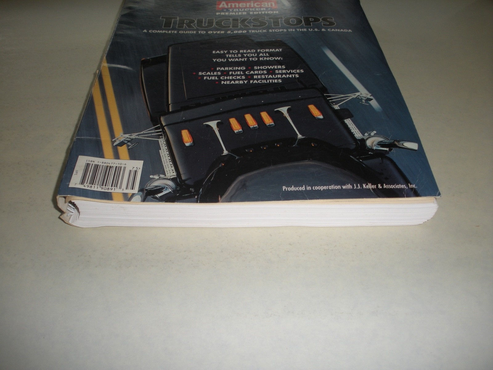 American Trucker Premier Edition Truckstops Book 1996 Spiral Binding 376 Pages