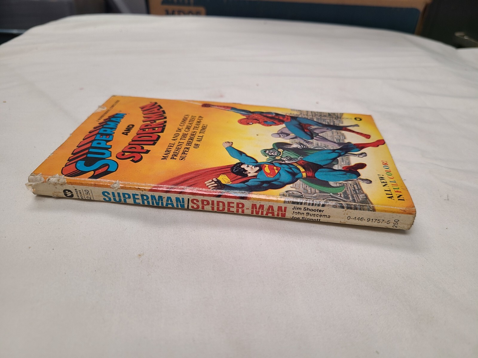 Superman and Spiderman Joe Sinnott John Buscema and Jim Shooter 1981, Paperback