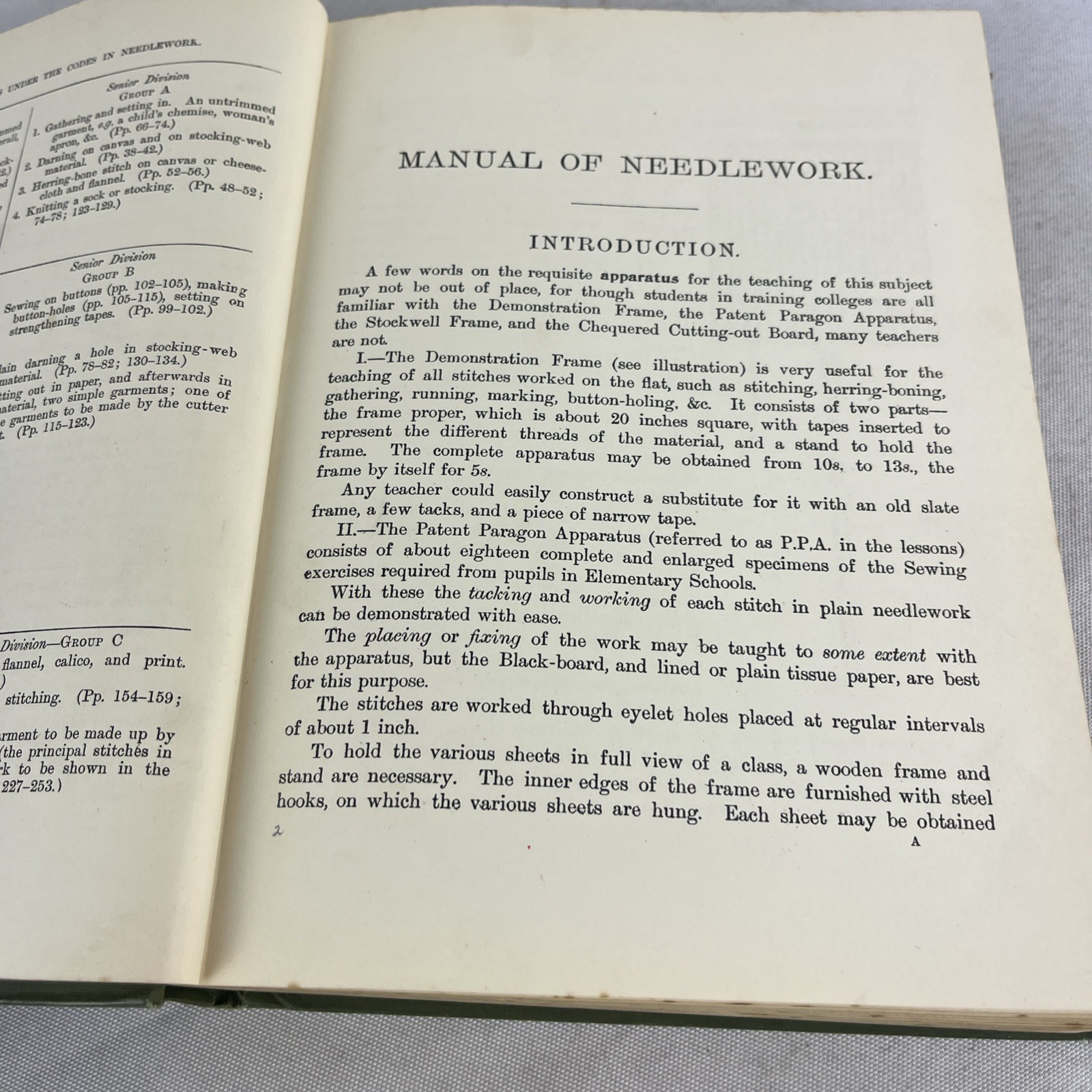 Manual of Needlework & Cutting Out – Agnes Walker – HC – Seventh Edition – 1911