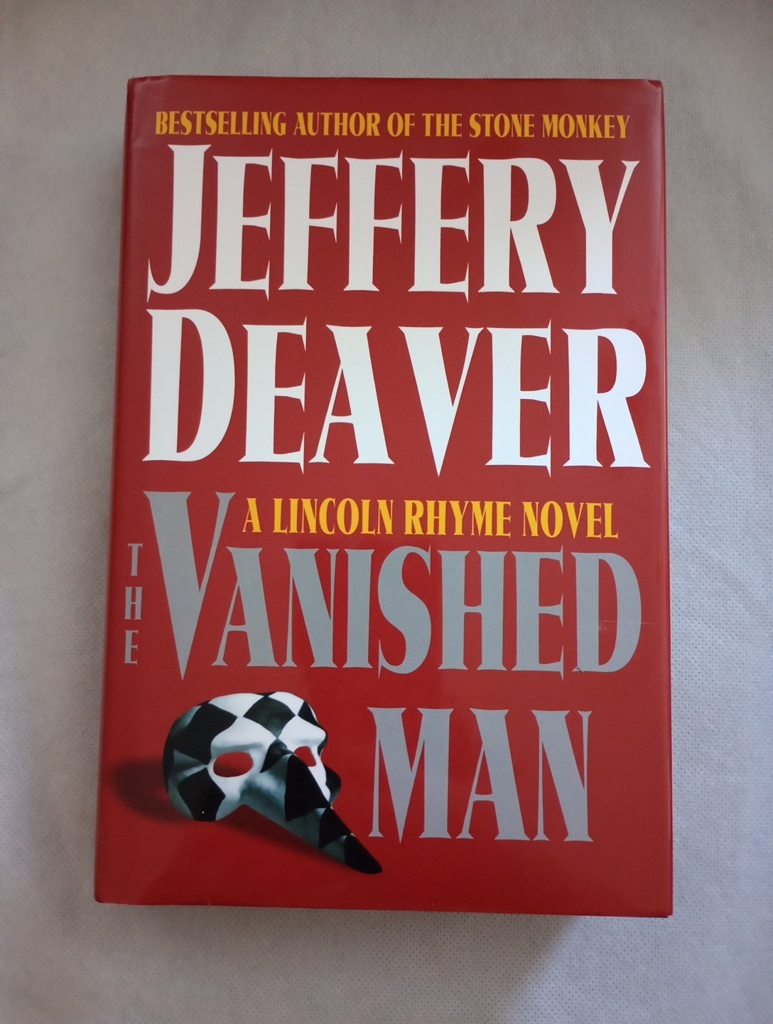 The Vanished Man by Jeffrey Deaver (2003 Hardcover) Simon & Schuster BCE