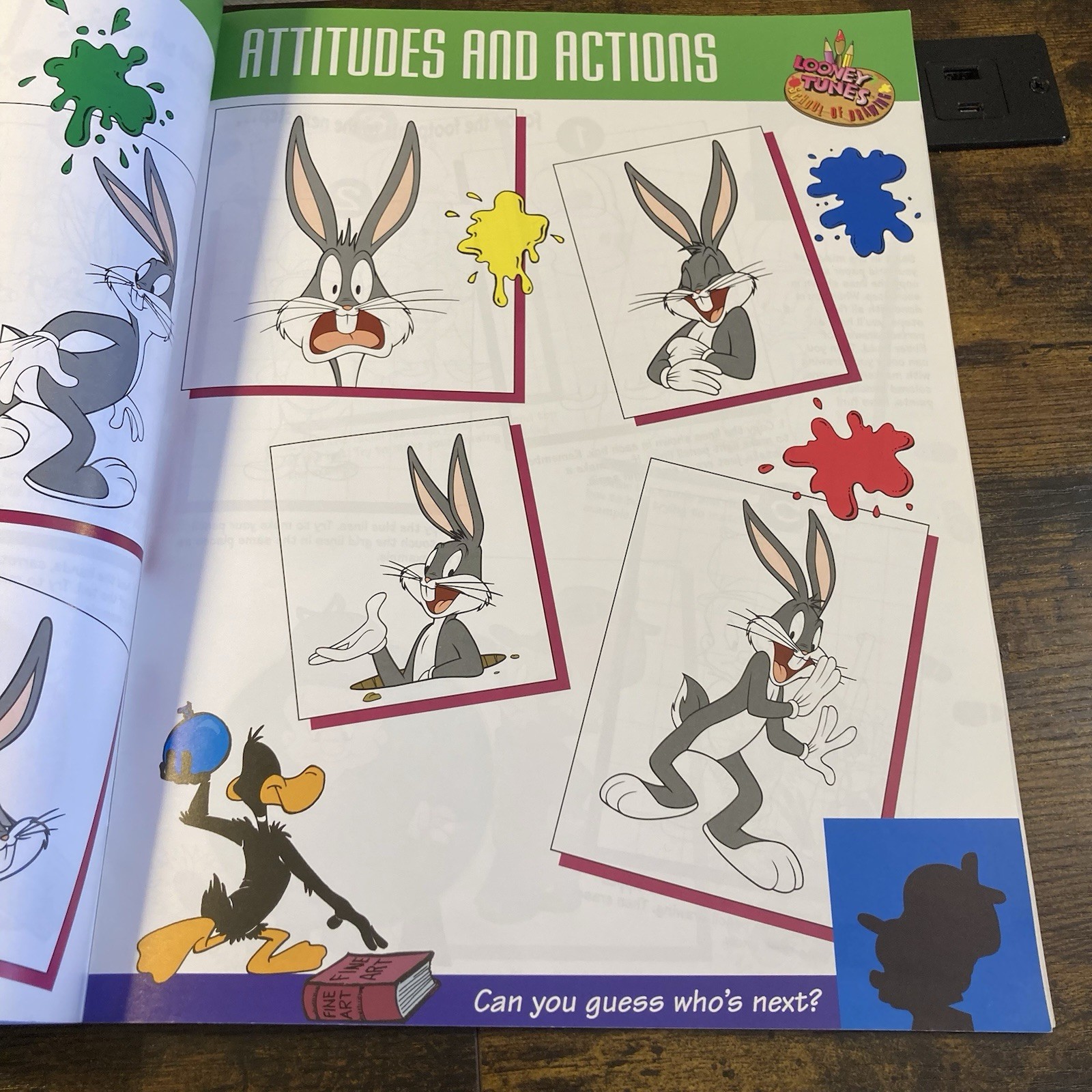 Learn to Draw Bugs Bunny and Friends Looney Tunes How To Daffy Book Vtg 1996