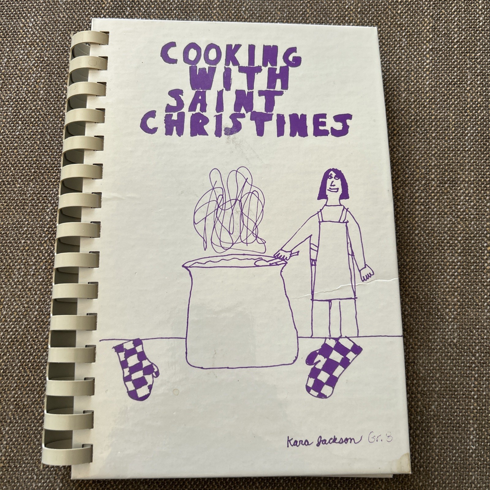 Cooking W/St Christine’s Church Cookbook Youngstown, Ohio VTG 1996 ~ 164 Pages