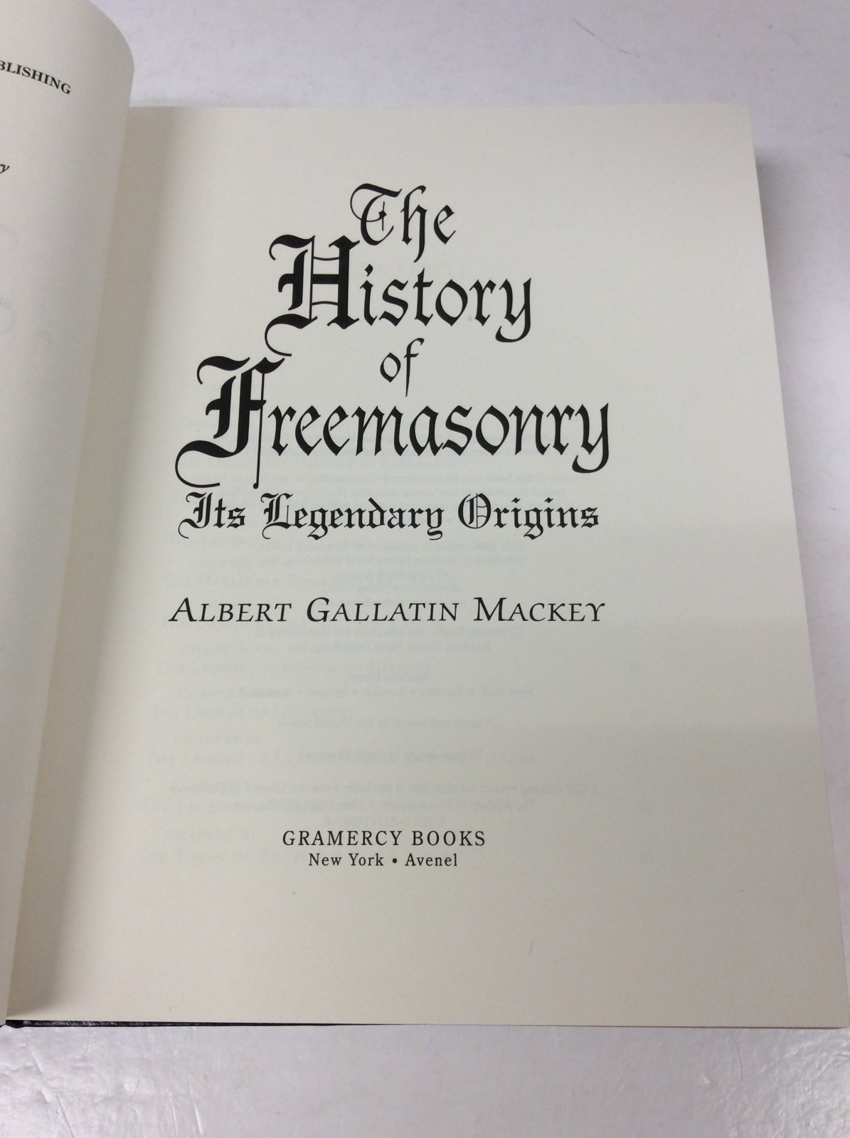 THE HISTORY OF FREEMASONRY hc Albert Mackey 1996