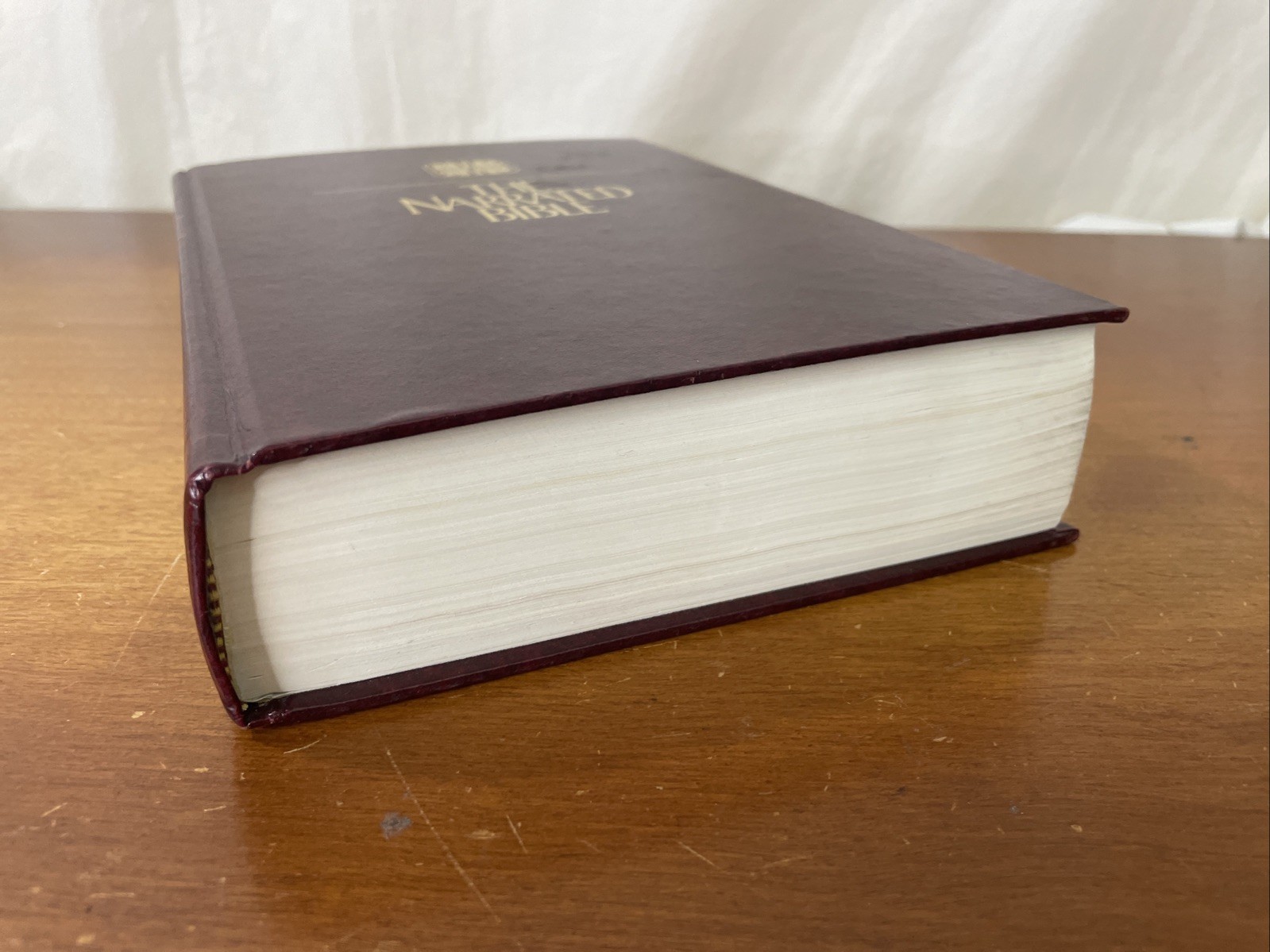 Narrated Bible in Chronological Order by F. LaGard Smith 1984, Hardcover- Good