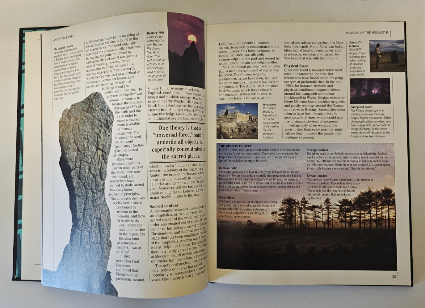 Reg Grant Unsolved Mysteries of the Past 1991 Hardcover Book HD