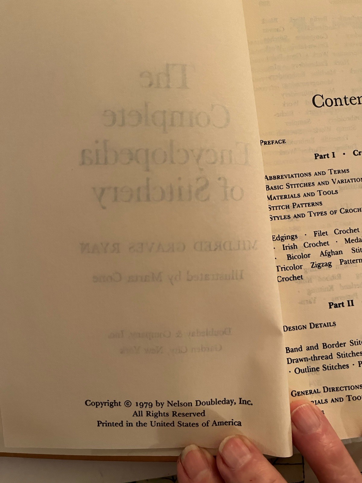 VTG 1979 1st Ed The Complete Encyclopedia of Stitchery Mildred Graves Ryan