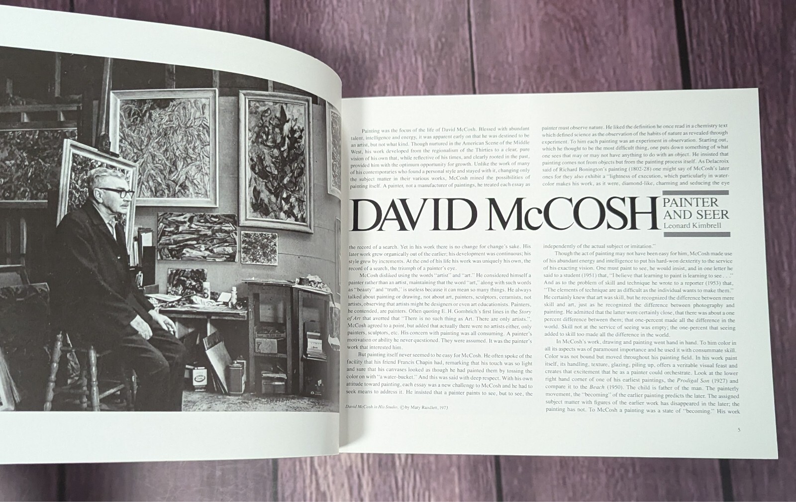 David McCosh – 1985 – Kimbrell – University Oregon – Painter Artist Art