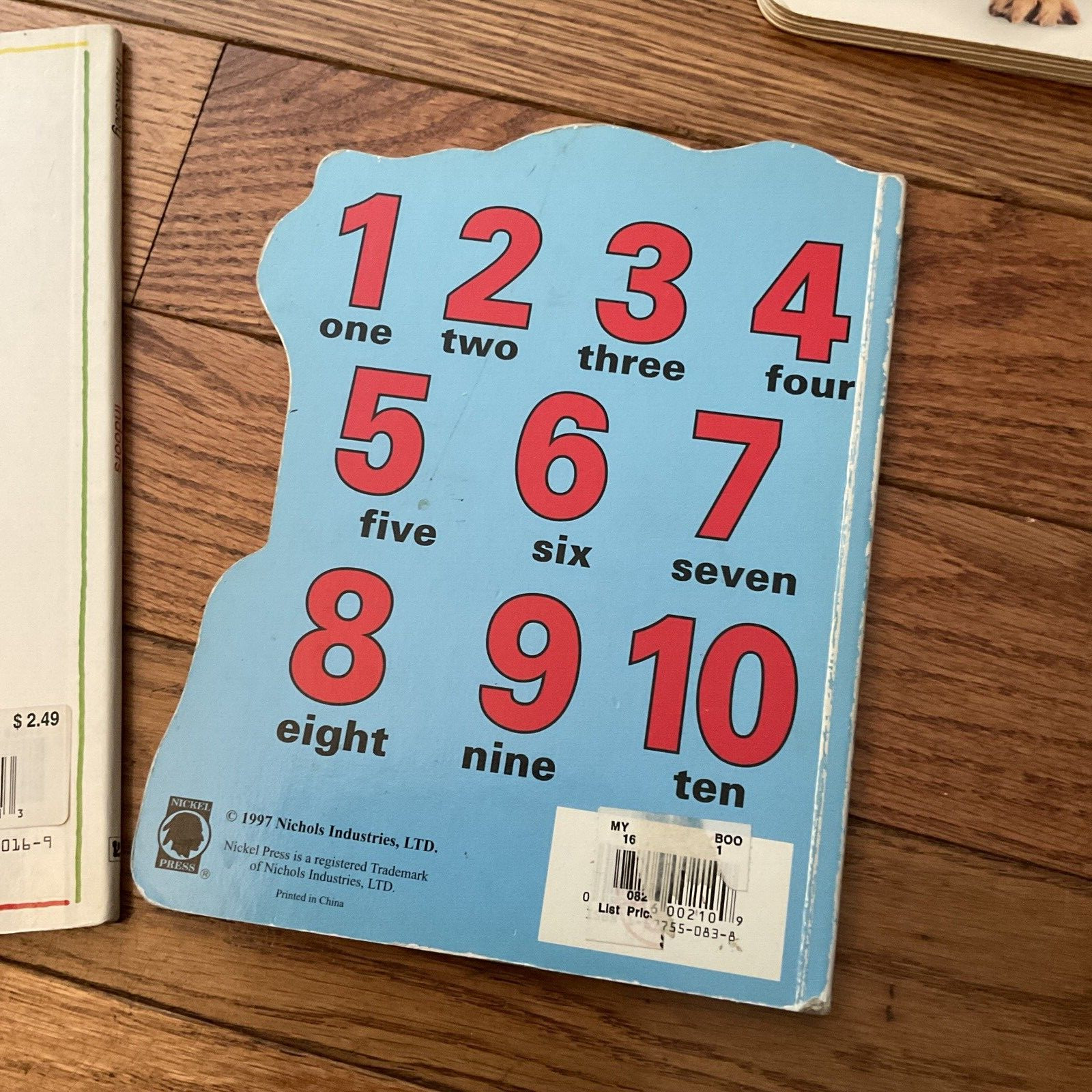 LOT of 8 Board Style Book Kids Toddler Baby Learning/ Numbers/ Dogs/ Big Small